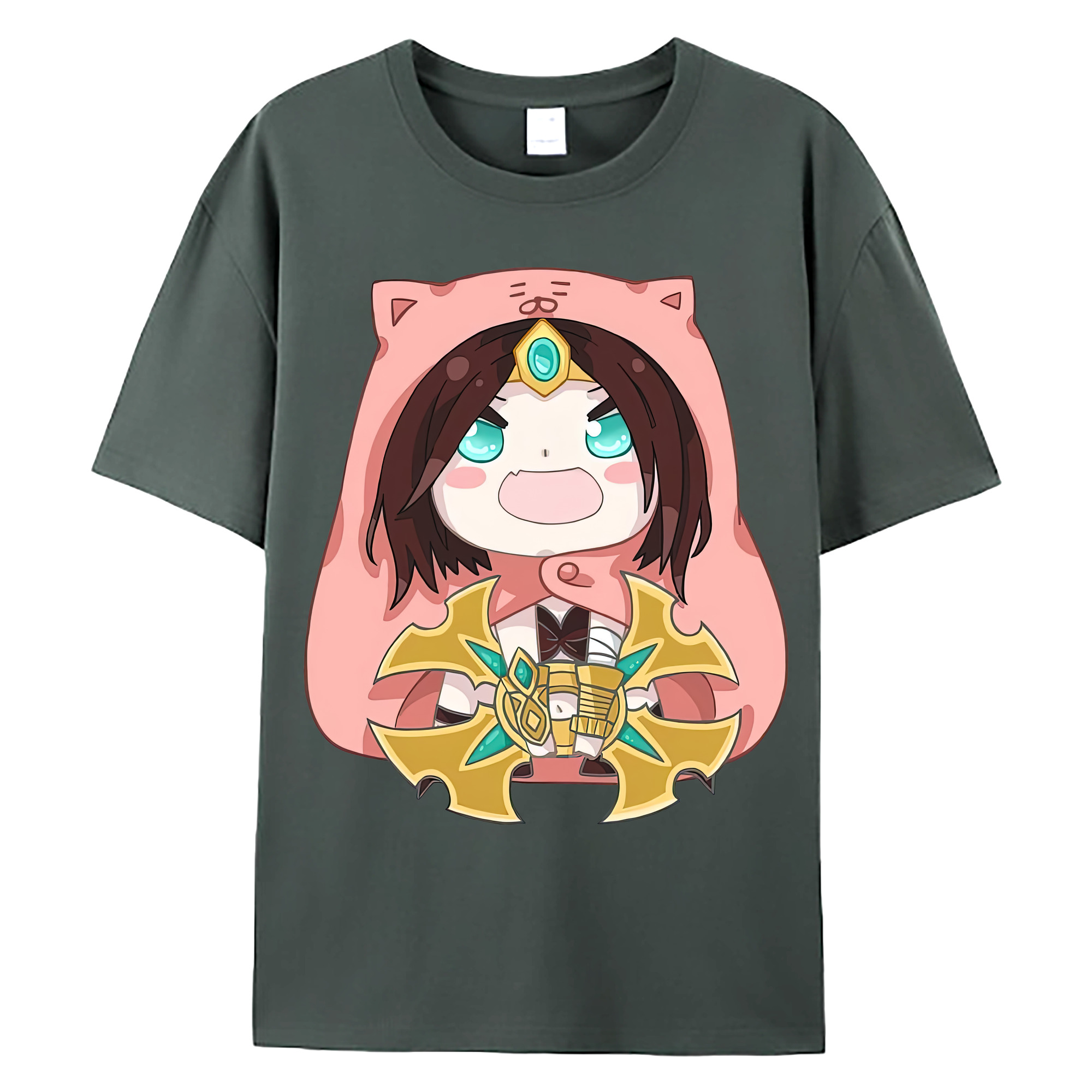 （画像用） リーグ・オブ・レジェンド League of Legends LOL 綿100％ メンズ半袖Tシャツ｜肌触りやわらか＆通気性